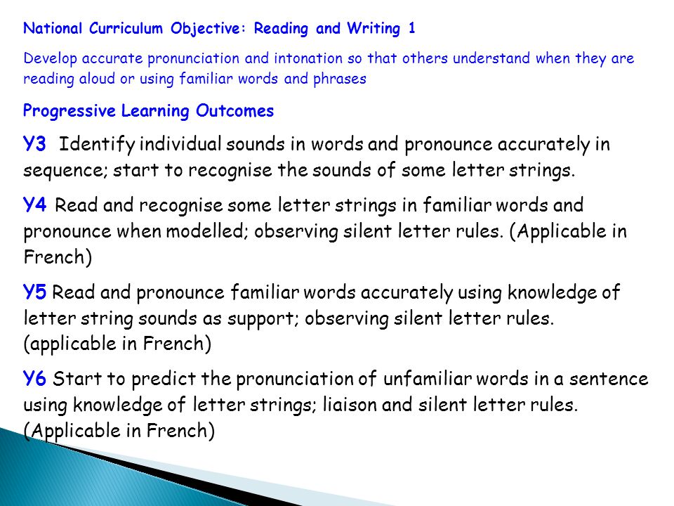 Reading and Writing Research & Practice To look at the new MFL Reading and Writing Research & Practice To look at the new MFL