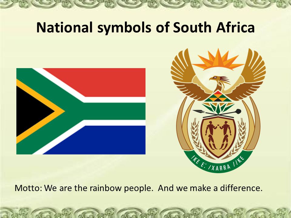 REPUBLIC OF SOUTH AFRICA. Republic of South Africa Fact file Official  symbols Geographical position History timeline Political structure Sights  and cities. - ppt download