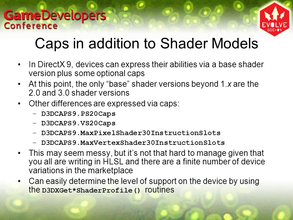 How to Determine DirectX Version and Shader Model