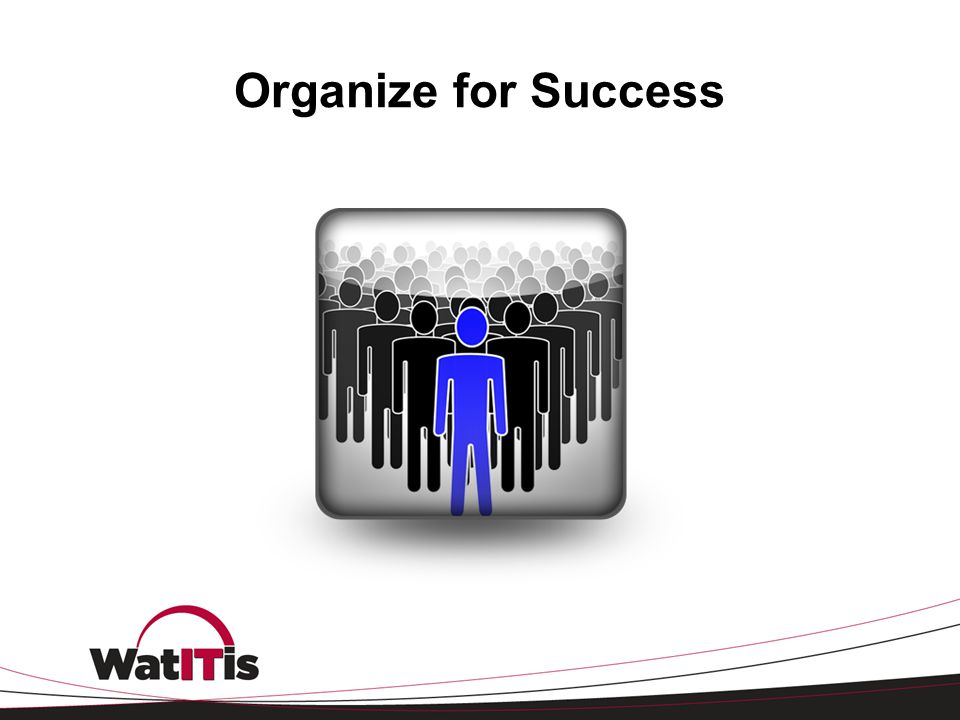 Organize for Success