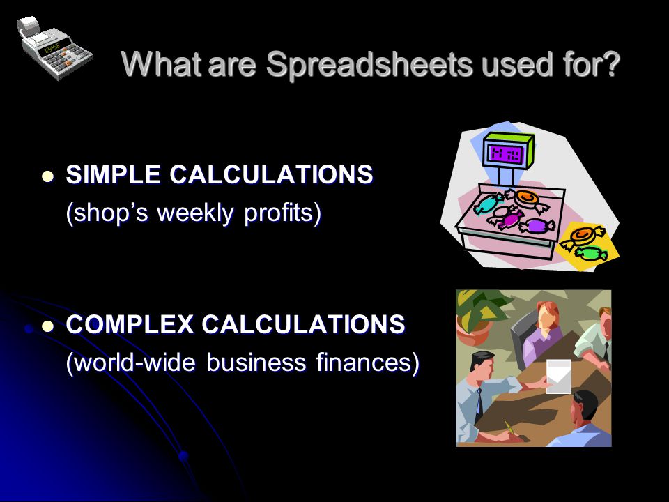 SPREADSHEETS Chapter 3 By Michael & Russell
