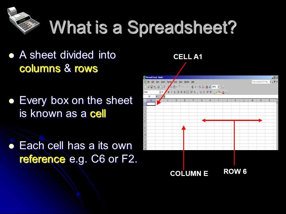 What are Spreadsheets used for.