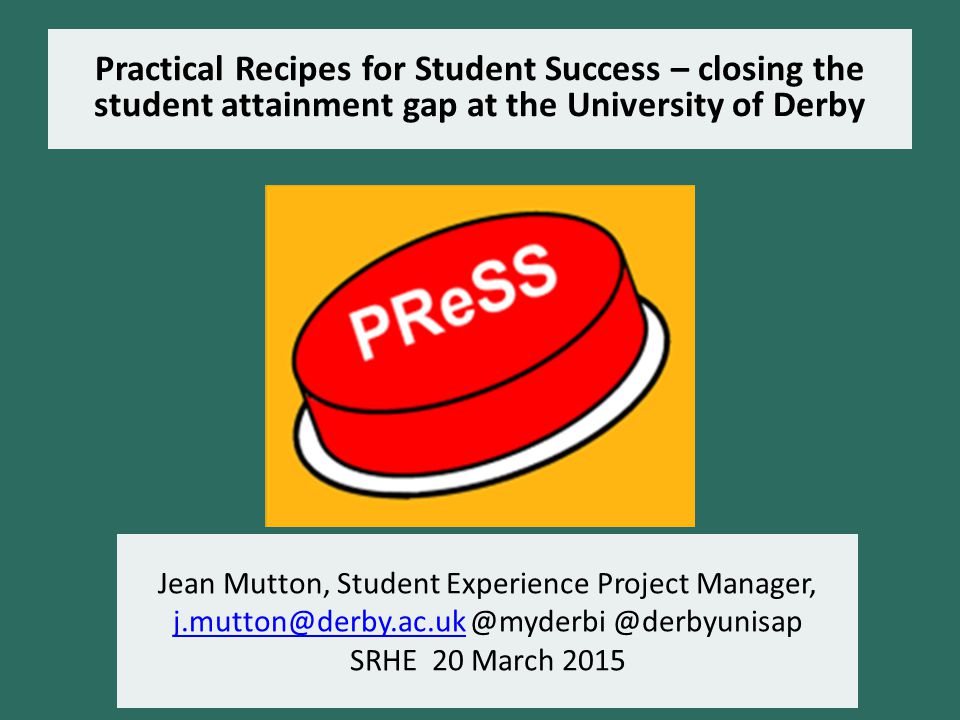 Practical Recipes For Student Success Closing The Student - 