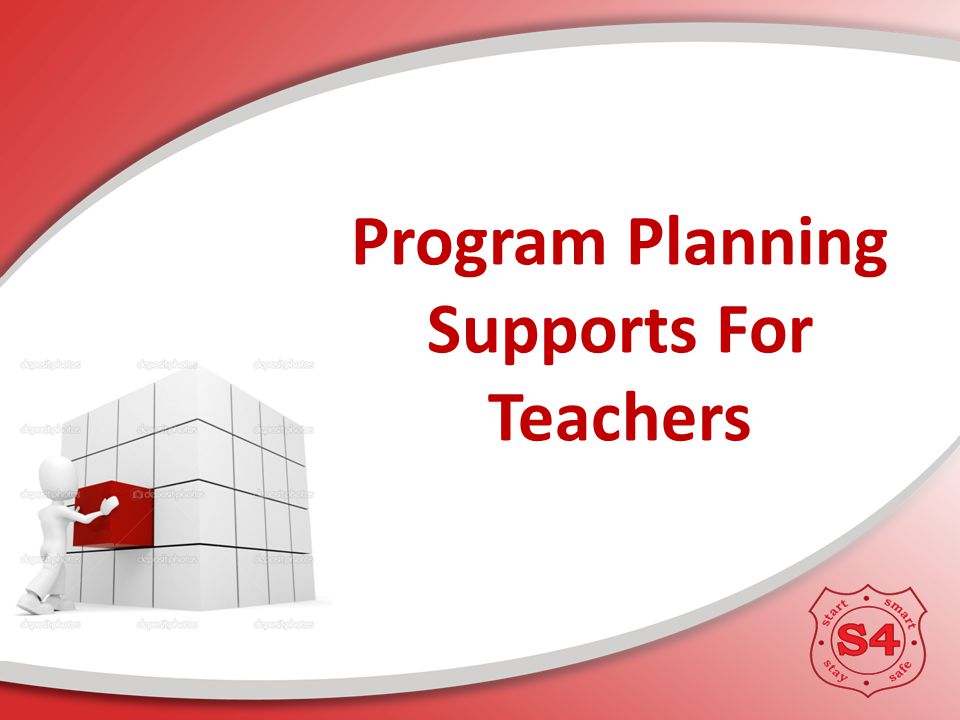Program Planning Supports For Teachers