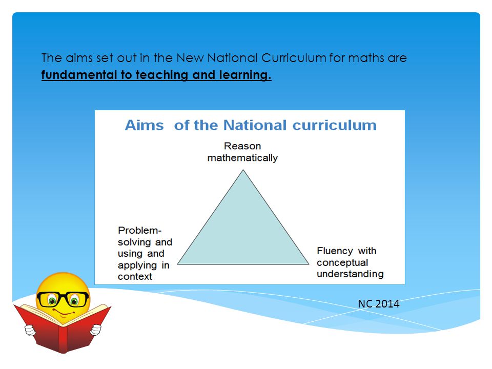 The aims set out in the New National Curriculum for maths are fundamental to teaching and learning.