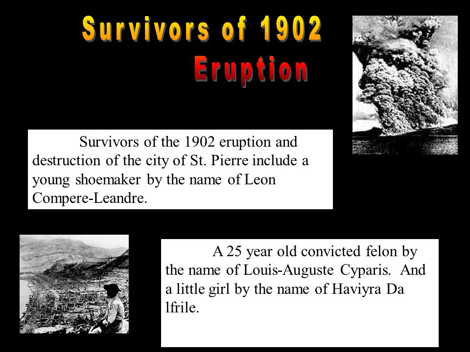 ________ destroyed the city of st pierre martinique in 1902