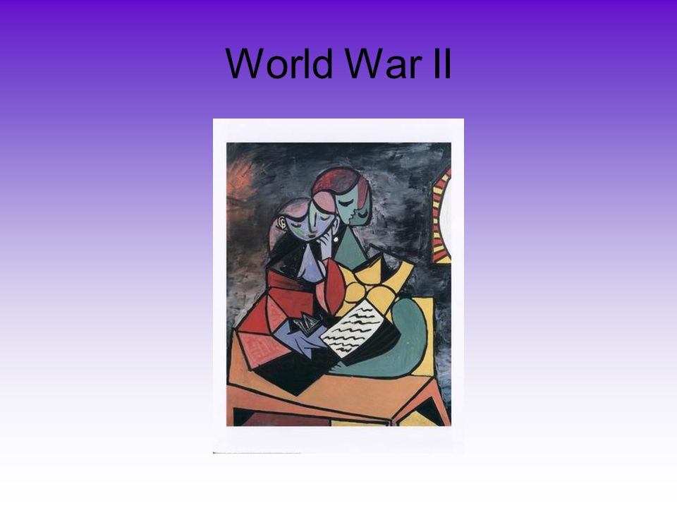 World War II World War II began in The Germans invaded and conquered France.