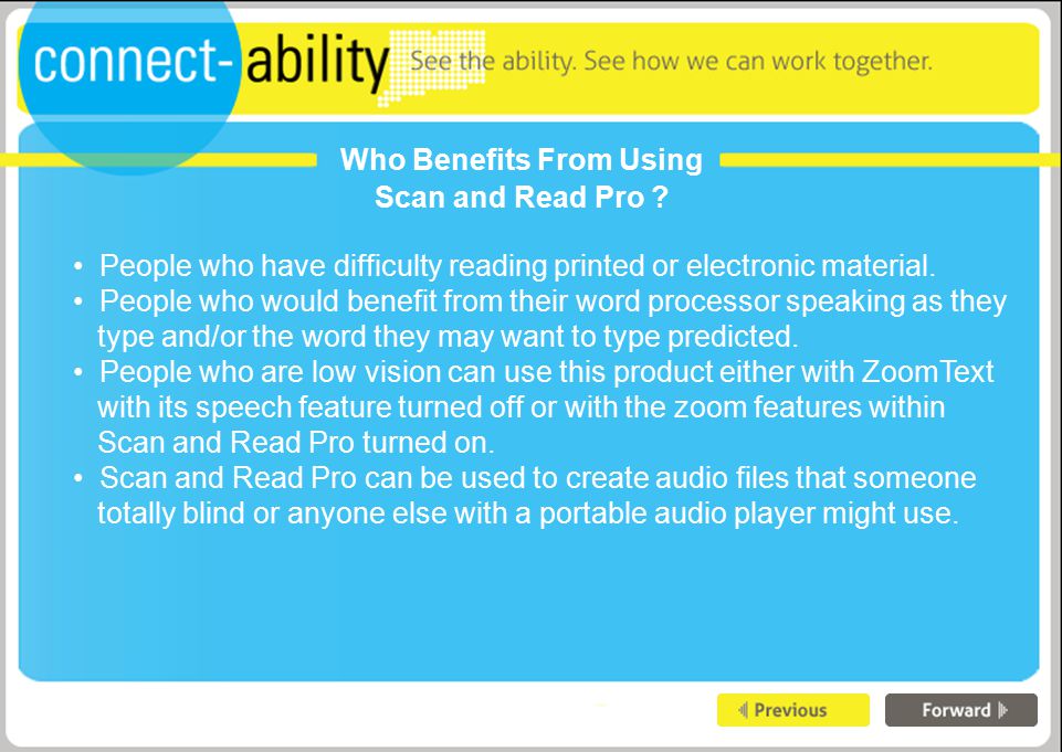 Who Benefits From Using Scan and Read Pro .