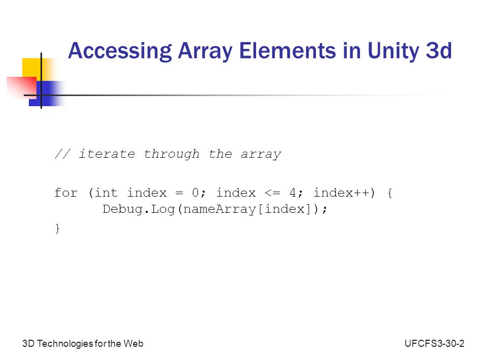unity debug log array