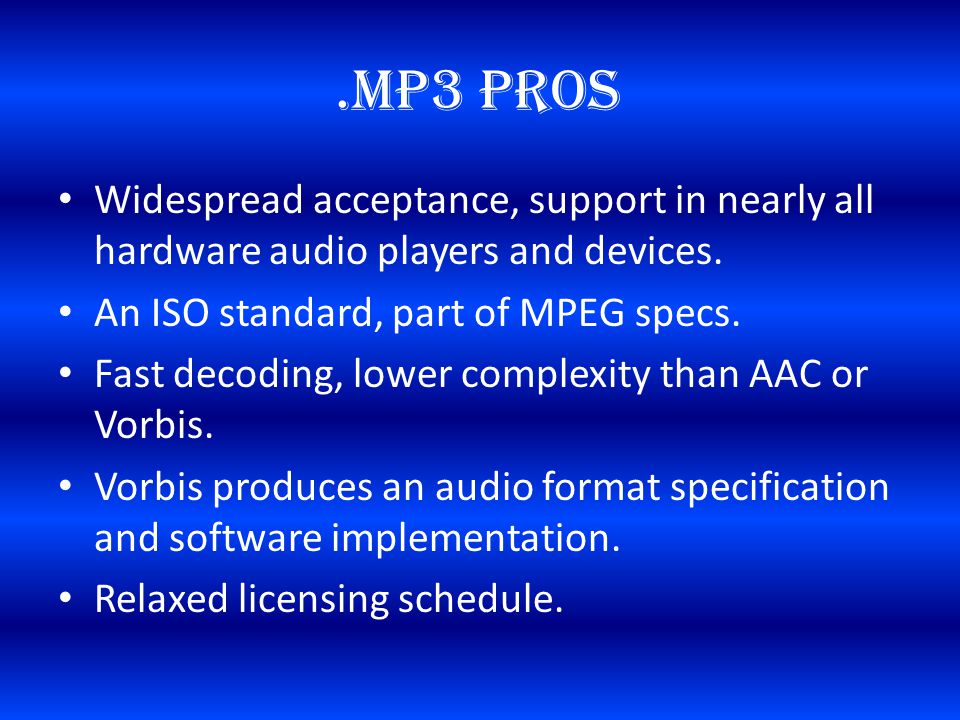 AAC and.MP3 By: Jared Hendricks & Billy Wolfram. - ppt download