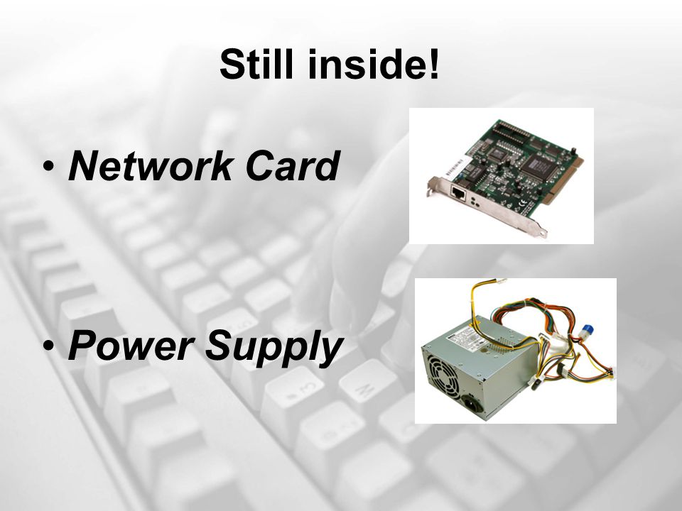 Still inside! Network Card Power Supply