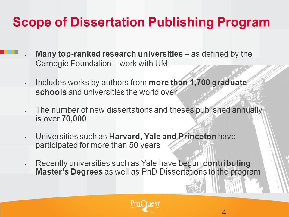 yale dissertation database