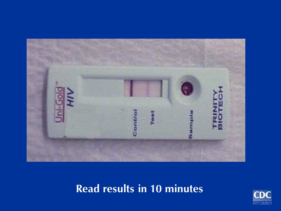 Read results in 10 minutes