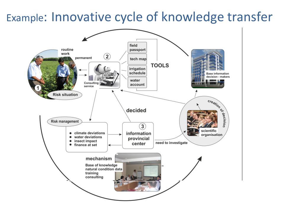 Example : Innovative cycle of knowledge transfer