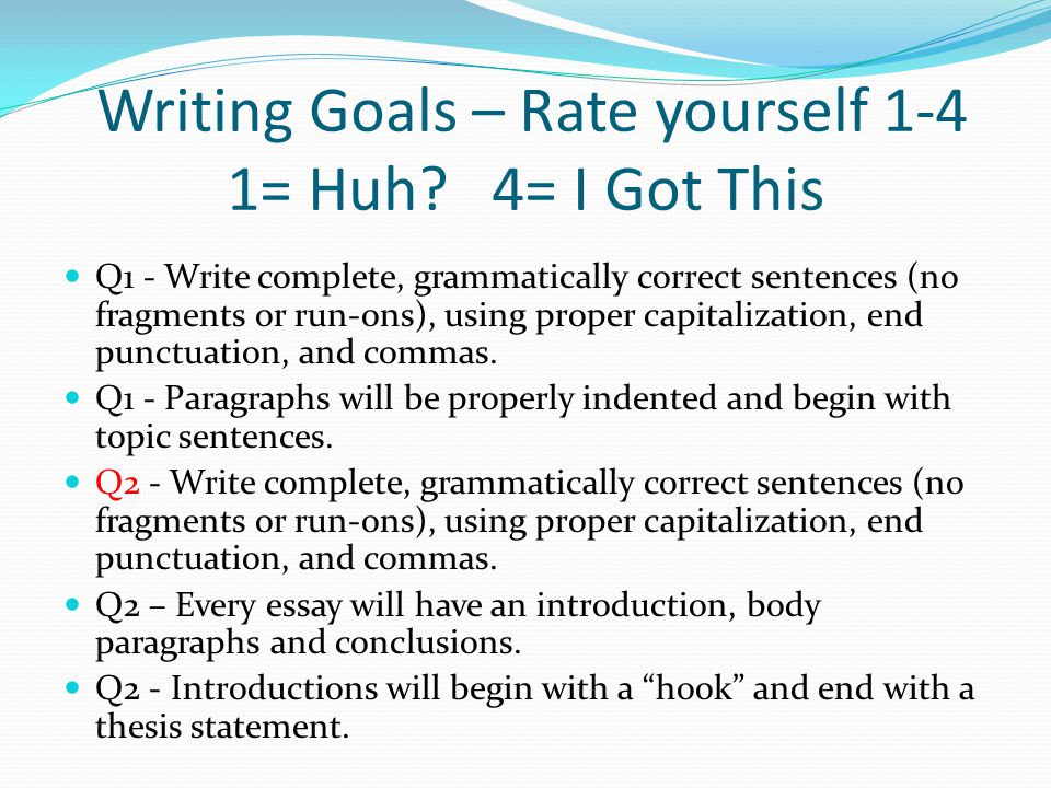 About write a paragraph how yourself to How to
