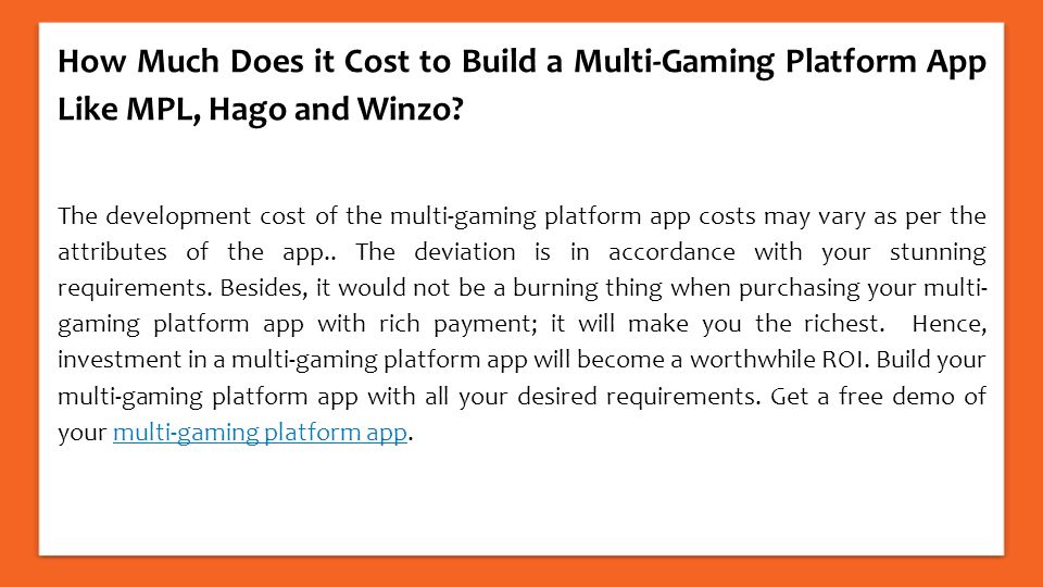 make game like winzo or mpl with multiple games in single app