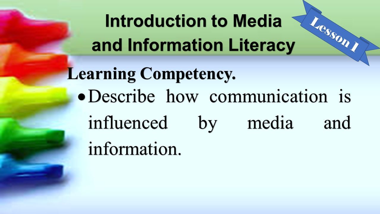 essay about how communication is influenced by media and information