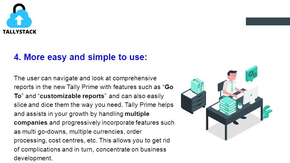 BENEFITS OF USING TALLY PRIME Tally Prime is a perfect ERP application ...