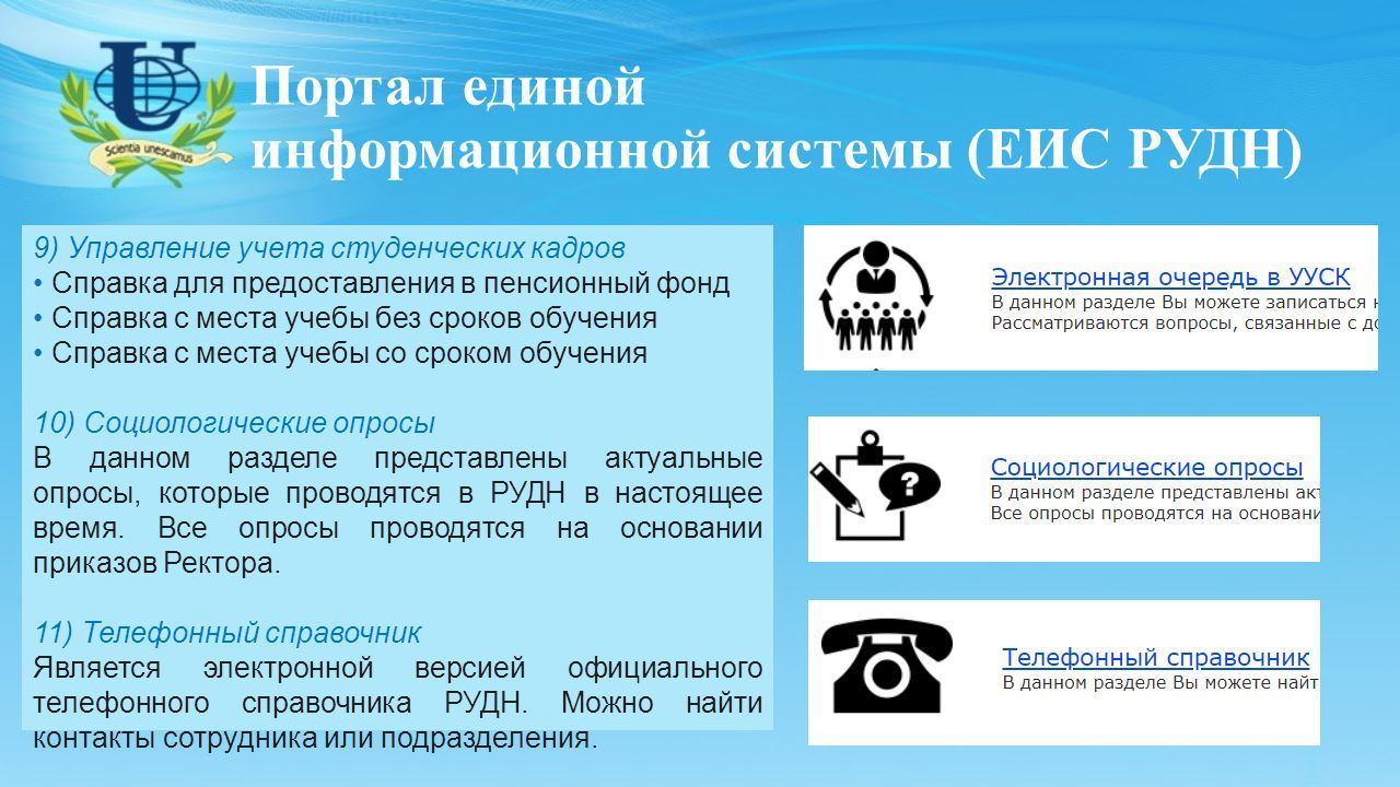 Занятие 6 Портал единой информационной системы РУДН (ЕИС) - ppt download