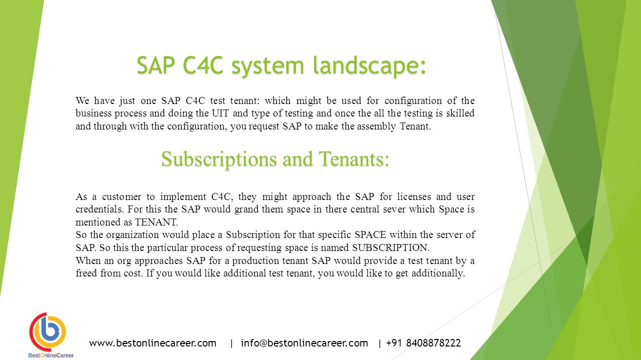 Sap C4c Overview Ppt Download