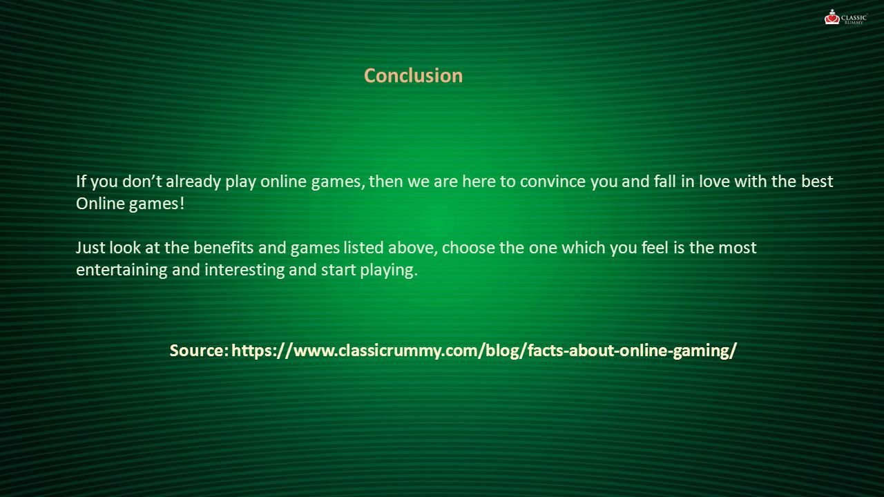 Facts About Online Gaming – Best Online Games To Entertain