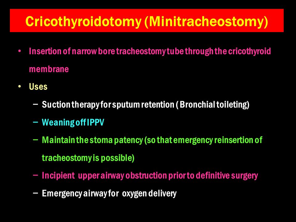 Tracheostomy Prof. Dr Krishna Koirala. Definition of Tracheostomy : − ...