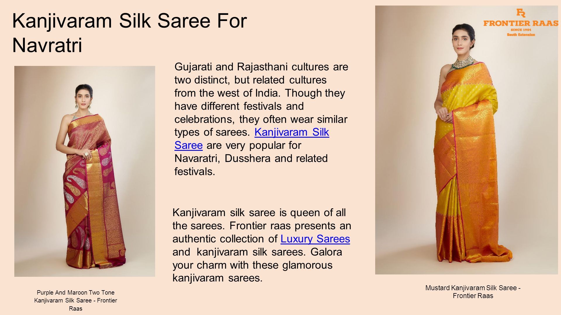 Banarasi Pure Silk Saree Online | Frontier Raas by Frontier raas Market -  Issuu