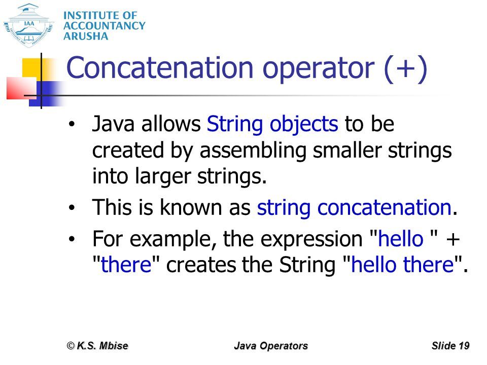Java Operators. Introduction An operator is a special symbol that ...