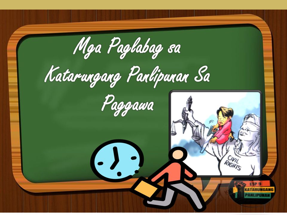 1. Nakikilala Ang Mga Palatandaan Ng Katarungang Panlipunan. (EsP9KP ...