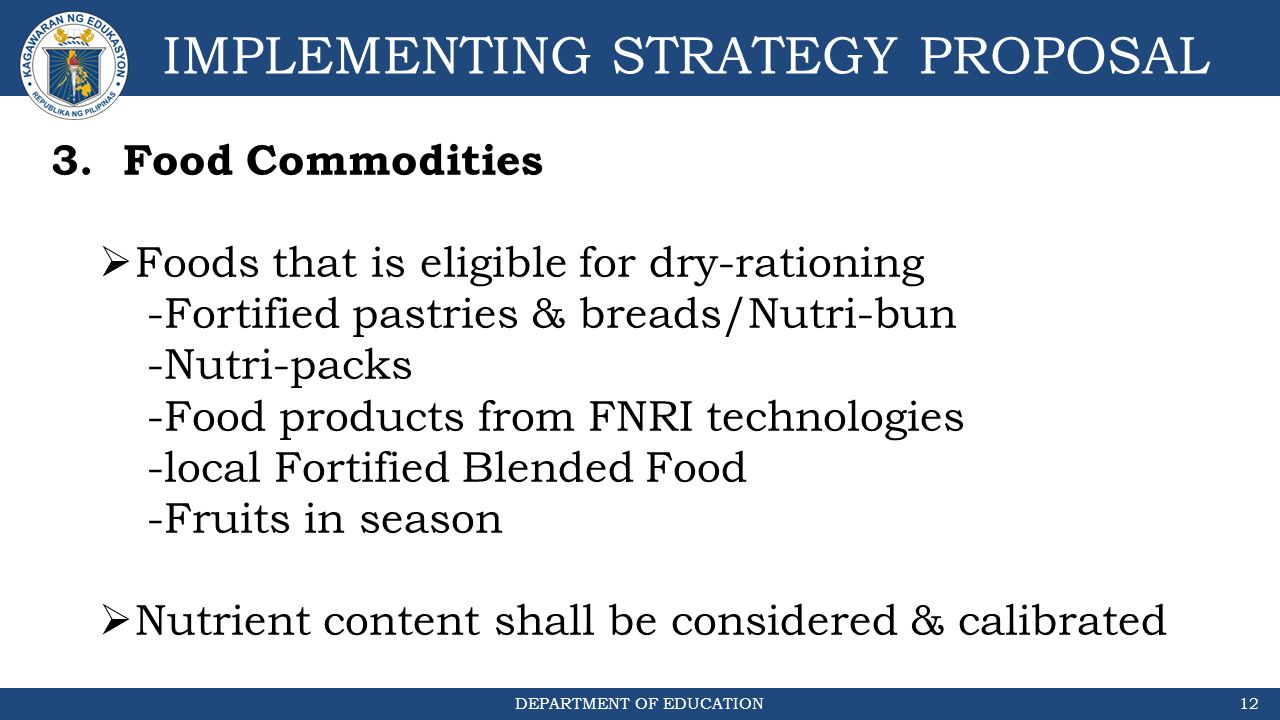 Department of education sbfp milk component department of education