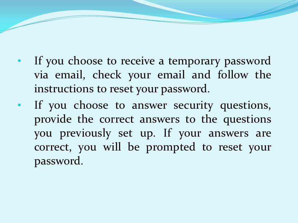 Sbcglobal account password recovery ppt download