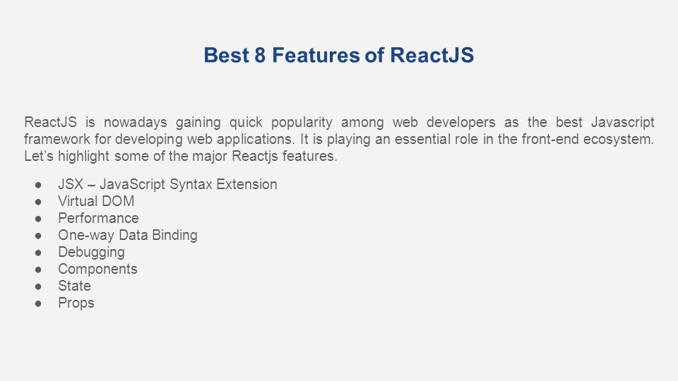 What is reactjs ppt download
