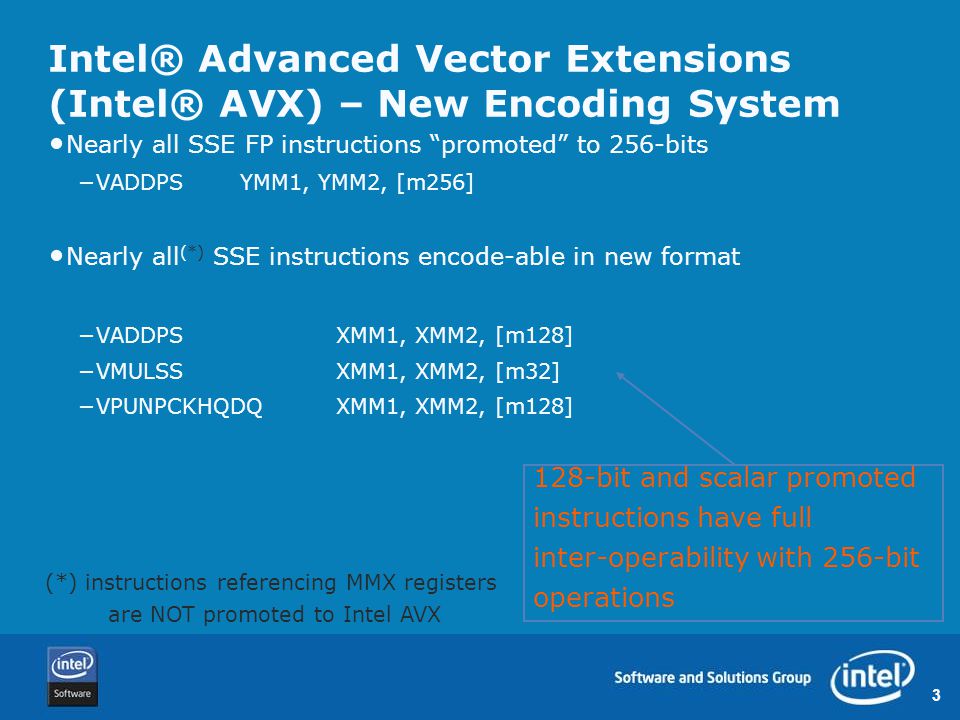 Encode system. Advanced vector Extensions 2 (avx2).