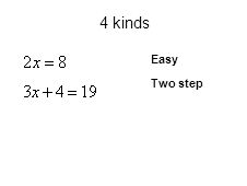4 kinds Easy Two step