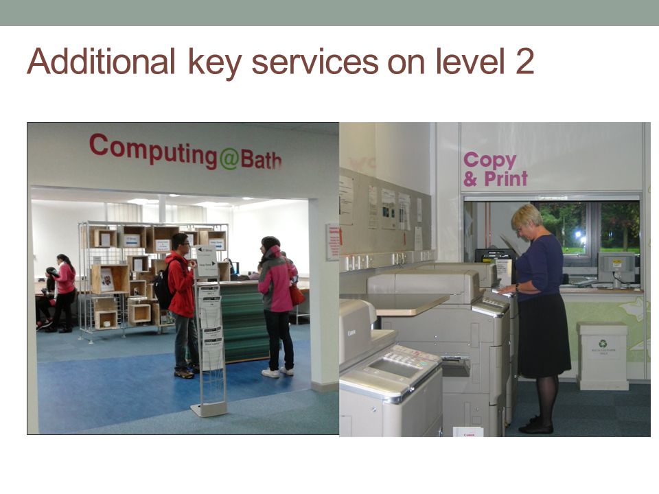Additional key services on level 2