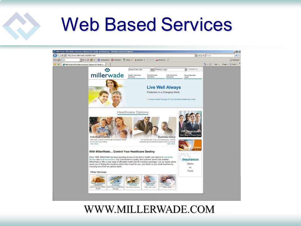 Web Based Services Web Based Services