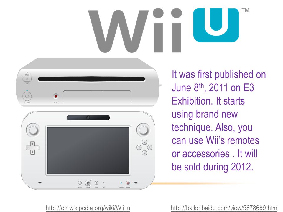 It was first published on June 8 th, 2011 on E3 Exhibition.
