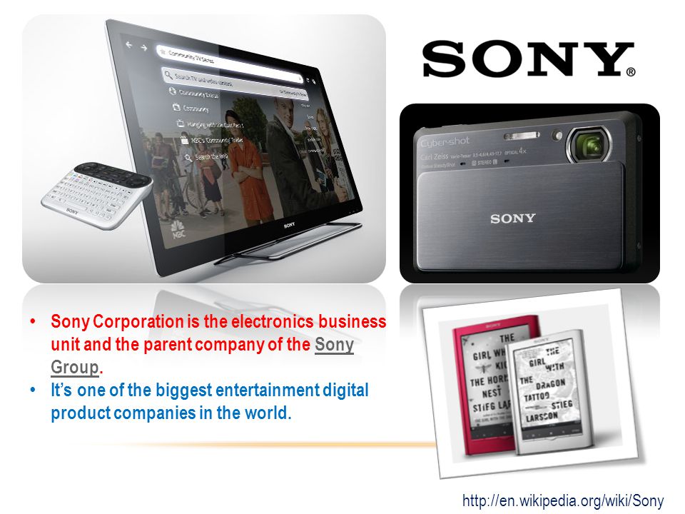 Sony Corporation is the electronics business unit and the parent company of the Sony Group.Sony Group It’s one of the biggest entertainment digital product companies in the world.