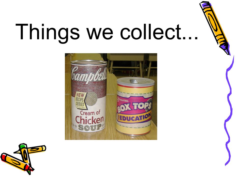 Things we collect...