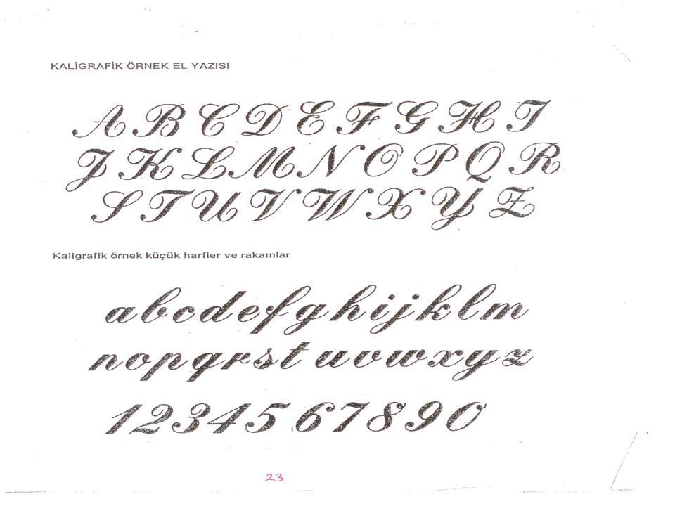 photo Beautiful Calligraphy Writing A To Z calligraphic writing the meaning of