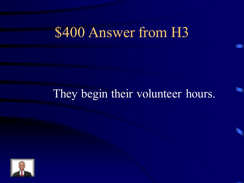 $400 Question from H3 What do the children do between the ages of 8 and 12