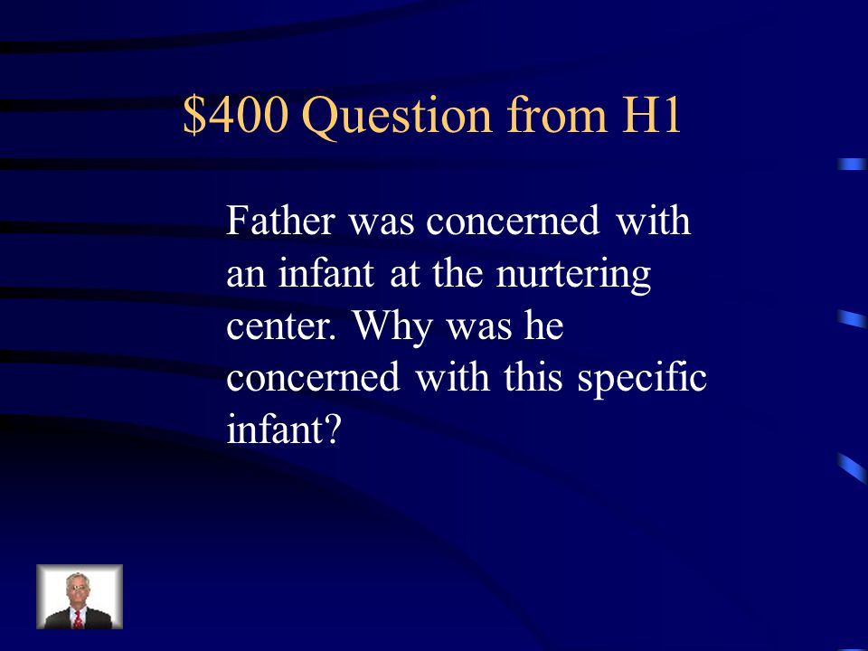 $300 Answer from H1 The family has a daily sharing of feelings.