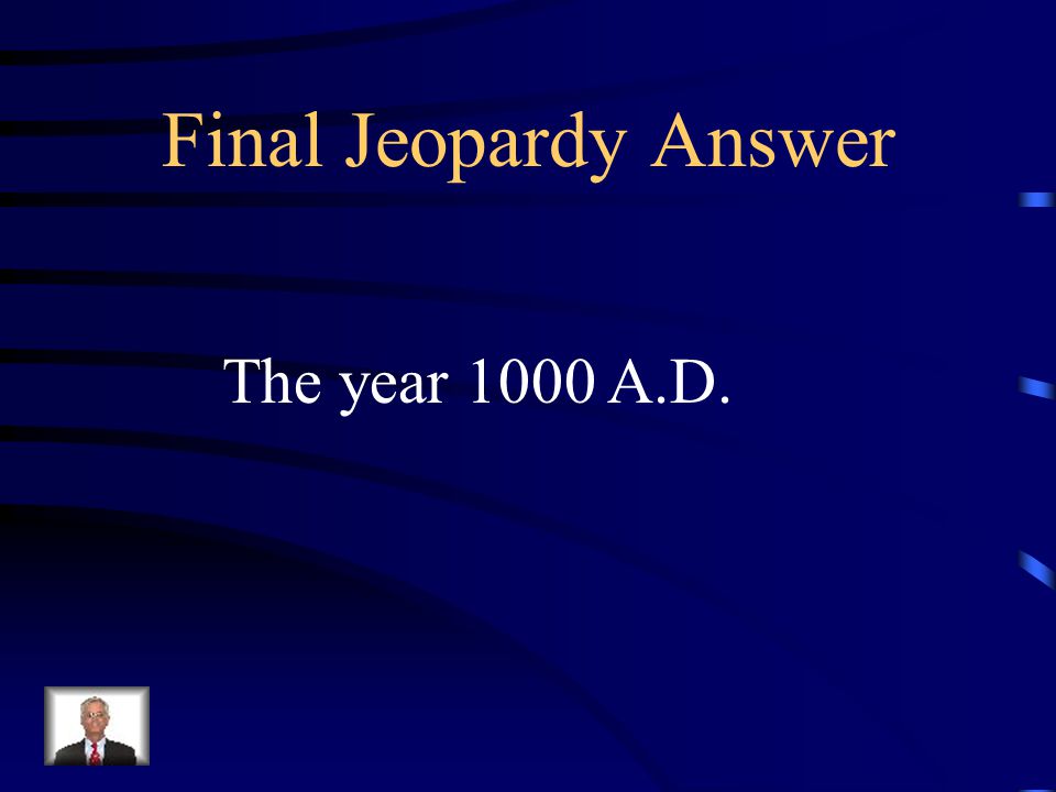 Final Jeopardy For many years, Christopher Columbus was known as the first European to discover America in 1492.