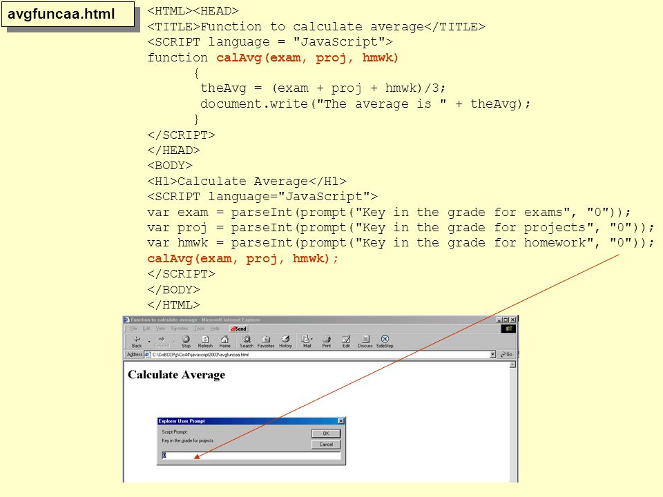 JavaScript Function Example Please use speaker notes for additional  information. - ppt download