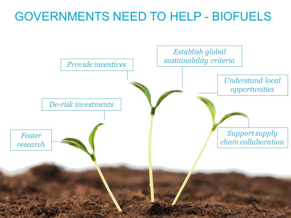© ATAG GOVERNMENTS NEED TO HELP - BIOFUELS Support supply chain collaboration Establish global sustainability criteria De-risk investmentsProvide incentivesUnderstand local opportunities Foster research