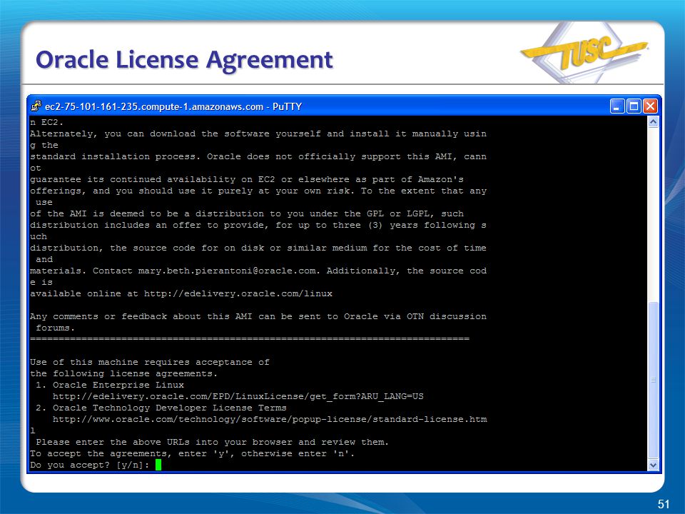 51 Oracle License Agreement