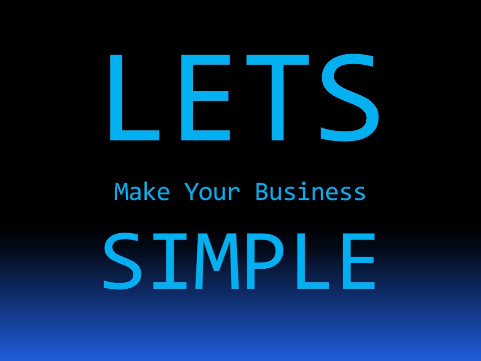 LETS Make Your Business SIMPLE