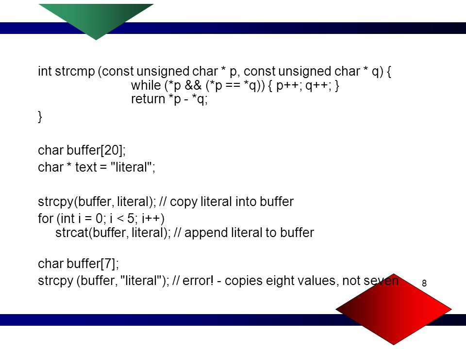 Ch 8. Characters and Strings Timothy Budd 2 Characters and Literals Strings  Char in C++ is normally an 8-bit quantity, whereas in Java it is a 16-bit.  - ppt download
