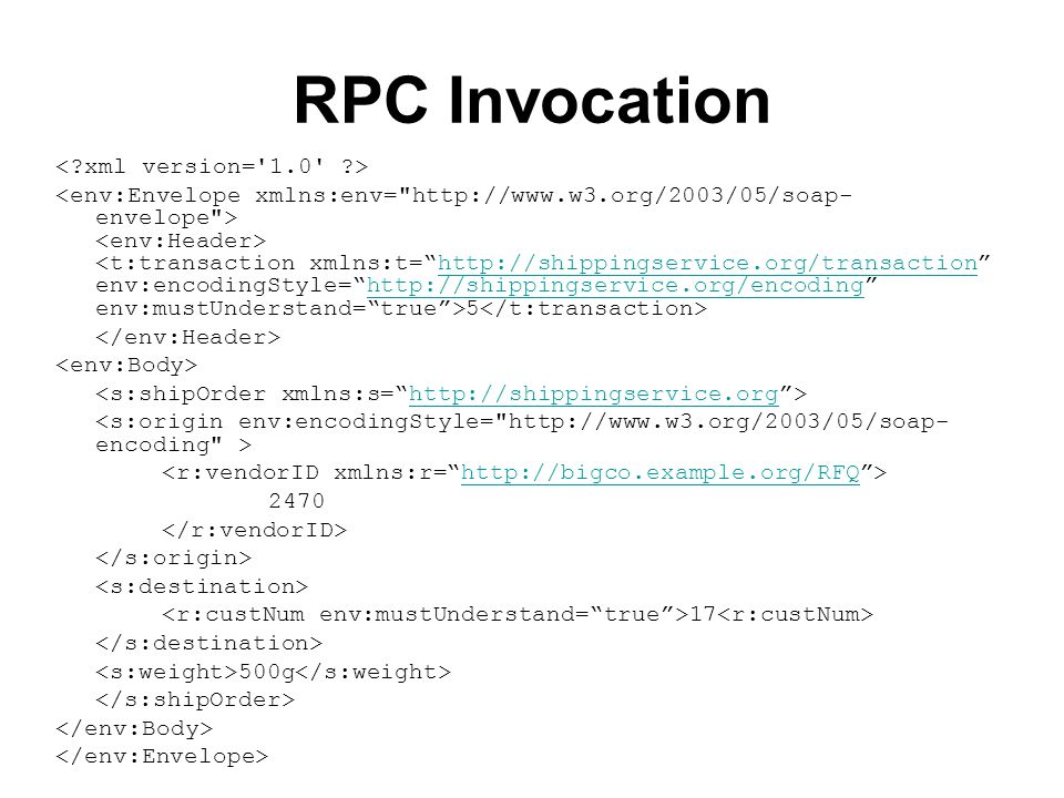 RPC Invocation g
