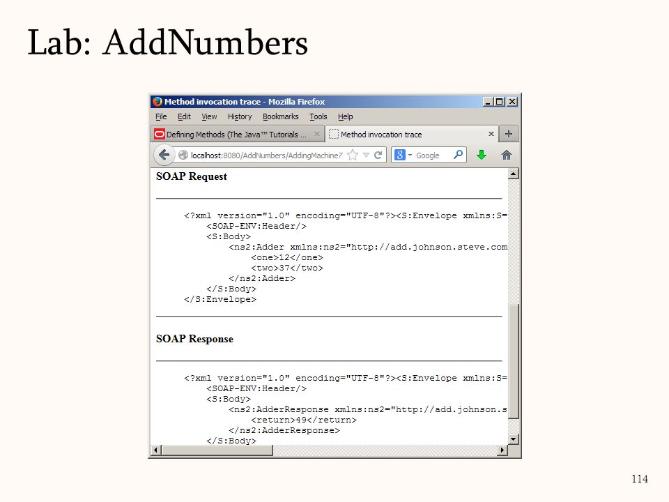 114 Lab: AddNumbers